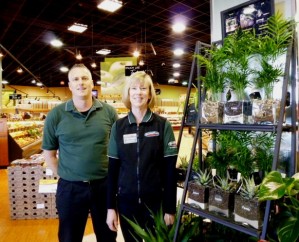 IGA Thunderbird managers with Horty Girl plants